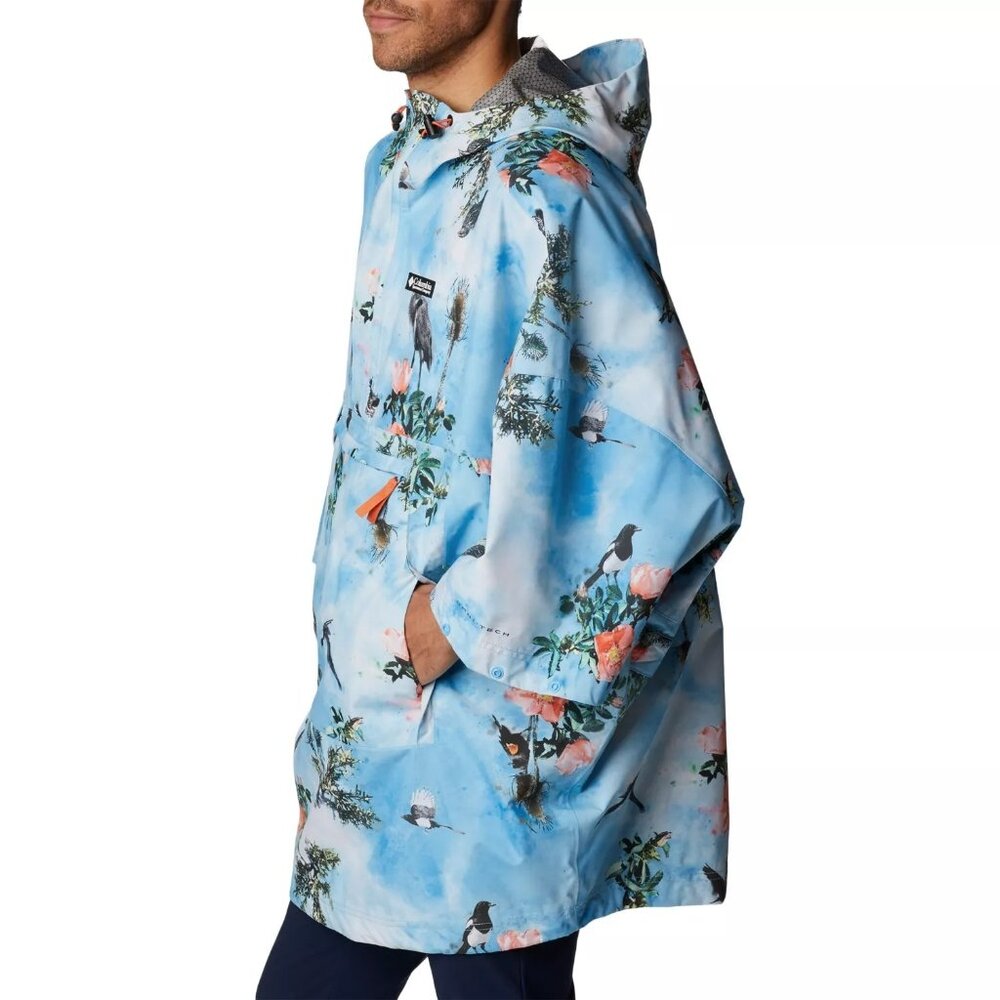 Columbia $150 Deschutes Valley Unisex Rain Poncho NEW WITH TAGS - Picture 4 of 7